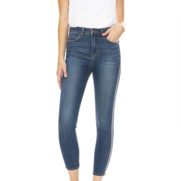 L’agence The Margot Racer Stripe High Rise Jean size 26 - Picture 1 of 10